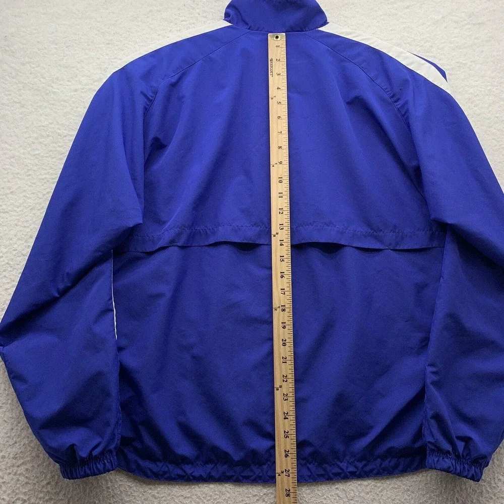 Brooks Hawaii Windbreaker Mens Large L Vented Mesh Blue‎ White Running Athletic